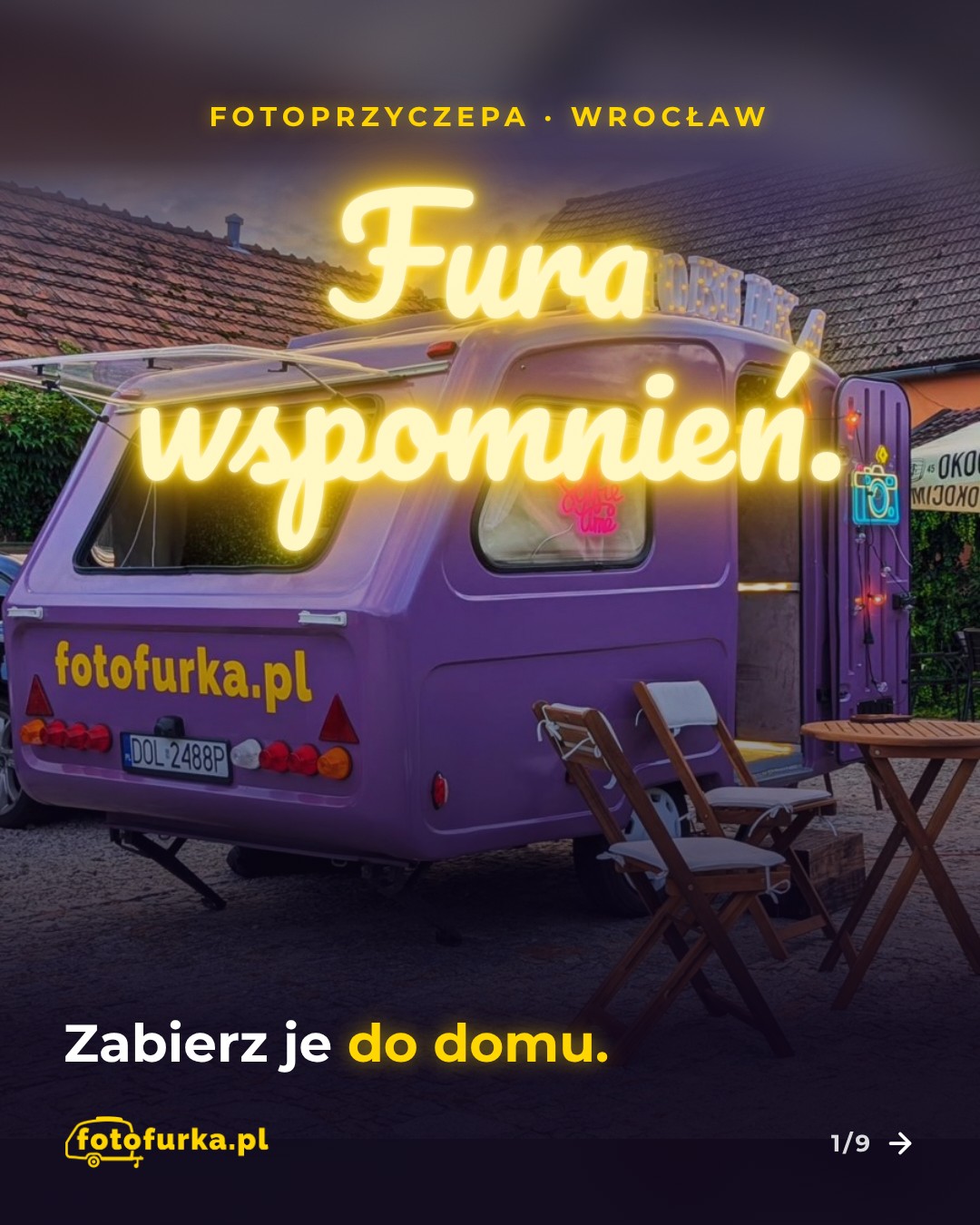 Fotoprzyczepa · Wrocław – Fura wspomnień. Zabierz je do domu.